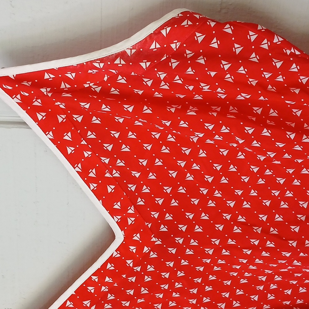 Ann Taylor Silk Red Printed Spaghetti Strap Blouse Cami Size Large - Picture 3 of 10